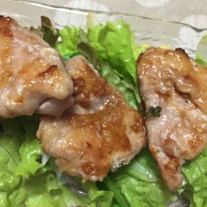 豚ヒレ肉の照り焼きサラダ